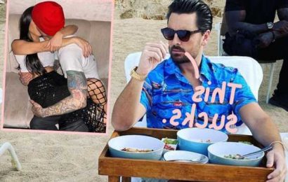 Scott Disick Says He'd Rather Deal With Kourtney Kardashian & Travis Barker Than Be Iced Out Of The Family!