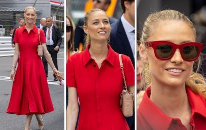 Beatrice Borromeo ‘impeccable’ in red for Monaco Grand Prix – ‘Very chic as usual’