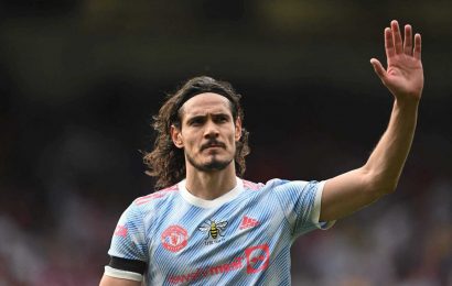 Edinson Cavani filmed SWEARING at fans after dismal Crystal Palace loss following his last game after contract ends