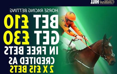 Get £30 in FREE BETS when you bet on horse racing today with William Hill, includes York and Nottingham