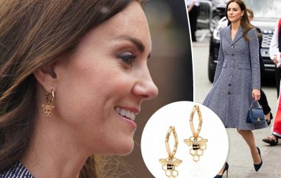 Kate Middleton honors Manchester attack victims with symbolic bee earrings