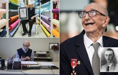 Man sets world record for working at the same company for 84 years