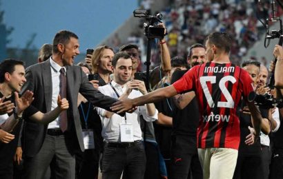 Paolo Maldini watches his son lift Scudetto as Daniel becomes THIRD generation to win league at AC Milan