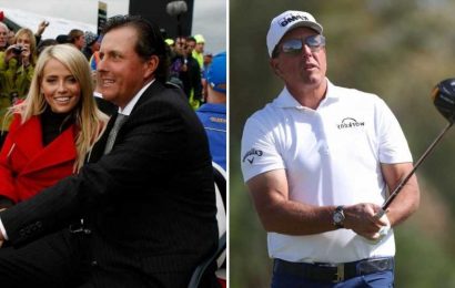 Phil Mickelson 'blew $40million gambling' and spent his riches on mansions, private jets and a T-Rex SKULL, book says