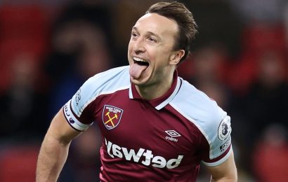 West Ham's retiring captain Mark Noble confesses he sweeps dressing room until it is 'spotless' after every away game