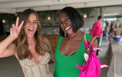 Inside Brooke Vincent’s incredible 30th birthday party with Mexx and Monroe in matching tunics