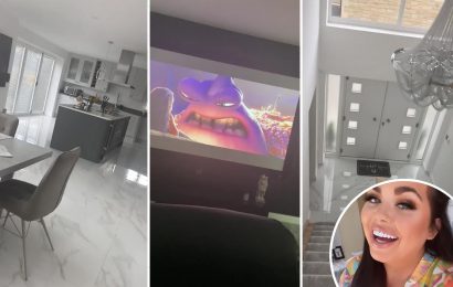 Inside Scarlett Moffatt's incredible home including a cinema room and huge kitchen | The Sun