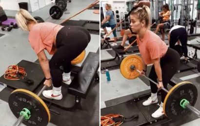 Paige VanZant works out in gym as she gears up for BKFC bout and tries to get 'jacked' | The Sun