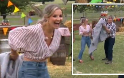 ‘Almost got away with it’ Helen Skelton caught ‘cheating’ after suffering on-air blunder