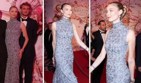 Beatrice Borromeo ‘absolutely stunning’ in Dior dress for Monaco’s famous Rose Ball