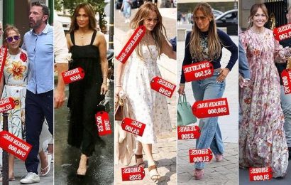 Inside Jennifer Lopez&apos;s $170K honeymoon wardrobe with Ben Affleck