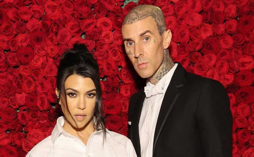 Kardashian fans spot 'gross' detail in Kourtney's new photo with husband Travis Barker as couple cuddles on the beach | The Sun