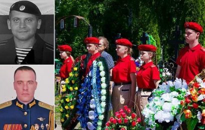 Putin loses his 60th colonel in Ukraine as paratrooper buried