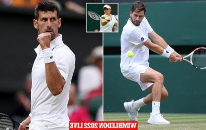 WIMBLEDON 2022 LIVE: Britain&apos;s Cameron Norrie and Novak Djokovic play
