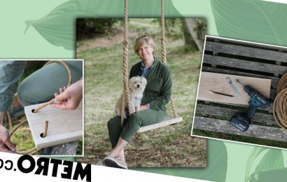 A step-by-step guide to making your own garden swing