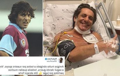 Hammers legend Paulo Futre undergoes emergency surgery