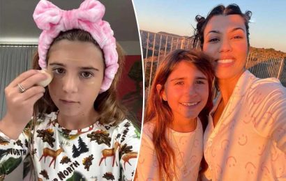 Kourtney Kardashian faces backlash after daughter Penelope, 10, shares makeup routine