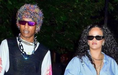 Rihanna Went Out in a Crop Top and Jeans With A$AP Rocky For a 4 A.M. Stroll