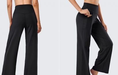 Shoppers Say These Wide-Leg Yoga Pants Are Soft Like Butter
