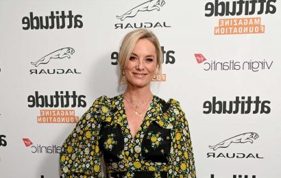 Tamzin Outhwaite shows off garden transformation as she gets unique bathing and yoga station fitted | The Sun