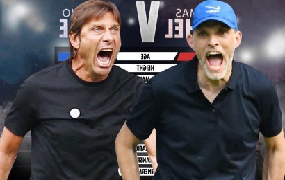 Tuchel vs Conte tale of the tape: How Chelsea and Tottenham bosses compare as Jake Paul makes fight prediction | The Sun
