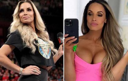 WWE legend Trish Stratus shows off incredible figure aged 46 sending fans wild in tiny pink dress | The Sun