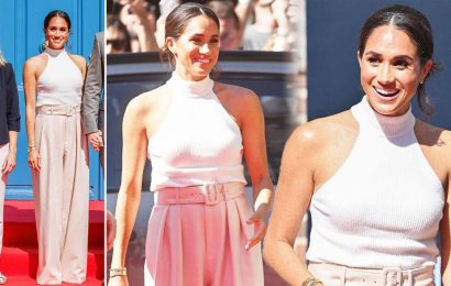 HEAD Meghan Markle wows in blush pink for latest appearance
