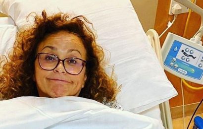 Loose Women’s Nadia Sawalha shares pictures from hospital as she issues plea to fans