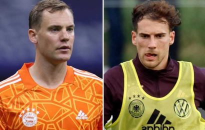 Manuel Neuer and Leon Goretzka OUT of Germany Nations League clash against England with Covid | The Sun