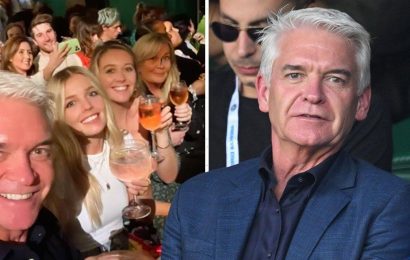 Phillip Schofield brushes off This Morning controversy with night out