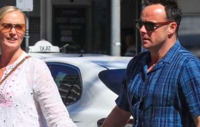 Ant McPartlin and wife Anne-Marie soak up sun before I’m A Celebrity