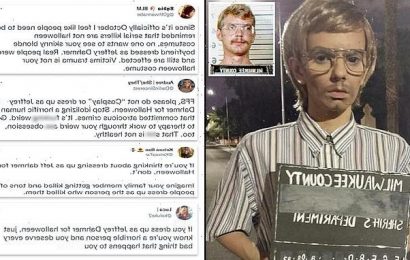 Halloween fans are warned NOT to dress up as Jeffrey Dahmer