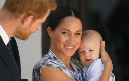 Sweet way Harry and Meghan’s son Archie greets them when he leaves school