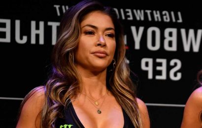 UFC stunner Arianny Celeste looks incredible in tiny bikini as Octagon girl frolics in woods in revealing shoot | The Sun