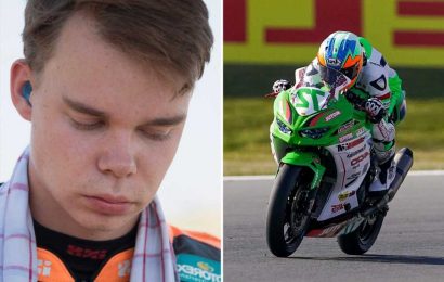 Victor Steeman dead at 22: Tributes paid to World Superbikes ace after horror multi-rider crash during championship race | The Sun