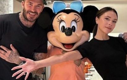 Victoria and David Beckham labelled ‘teenagers’ in pic as they say they ‘miss’ Brooklyn