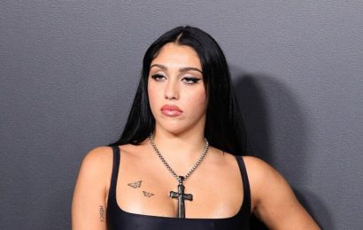 Madonna’s daughter looks vision of her mother in sheer bodysuit