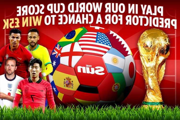 Play our World Cup score predictor for a chance to win £5,000 | The Sun