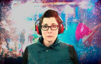 Sue Perkins left in tears after being deliberately shot for dangerous new show