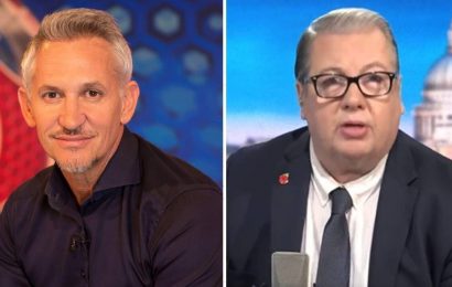 TalkTV host reacts as Gary Lineker rolls eyes at impartiality breach