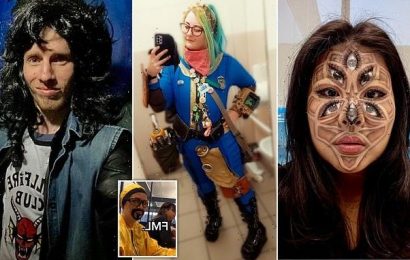 These workers dressed up for Halloween – but their colleagues didn&apos;t