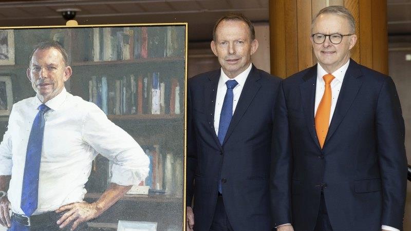 Tony Abbott tribute a bizarre moment on a divided day