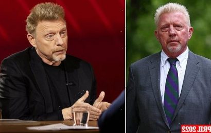 Boris Becker goes blond as in first appearance since prison release