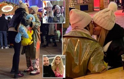 Christine McGuinness repeatedly kisses close friend Chelcee Grimes