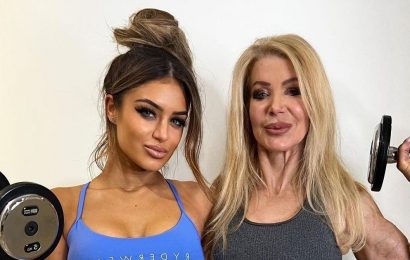 Influencer who often trains with fit gran, 64, flaunts ripped body in bikini