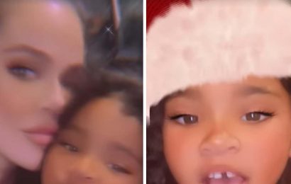 Khloe Kardashian's Daughter True Lost Her First Tooth, Shows Off New Smile in Festive Christmas Video