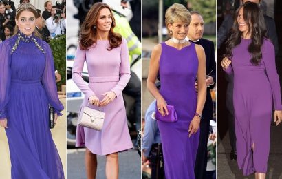 12 royals wearing purple: Princess Kate, Princess Diana and more