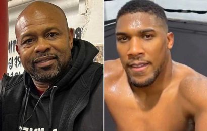 Anthony Joshua backed to become 'dangerous' again by Roy Jones Jr after linking up with trainer Derrick James | The Sun