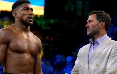 Eddie Hearn reveals fighters 'in the mix' to face Anthony Joshua next as April return set to be announced next week | The Sun