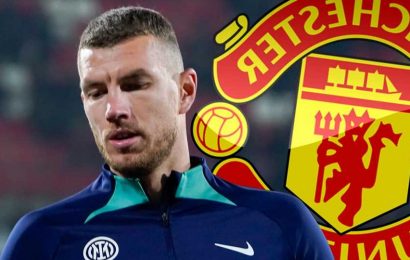 Man Utd ‘targeting shock swoop for ex-Man City Premier League champion Edin Dzeko but face competition from Real Madrid’ | The Sun